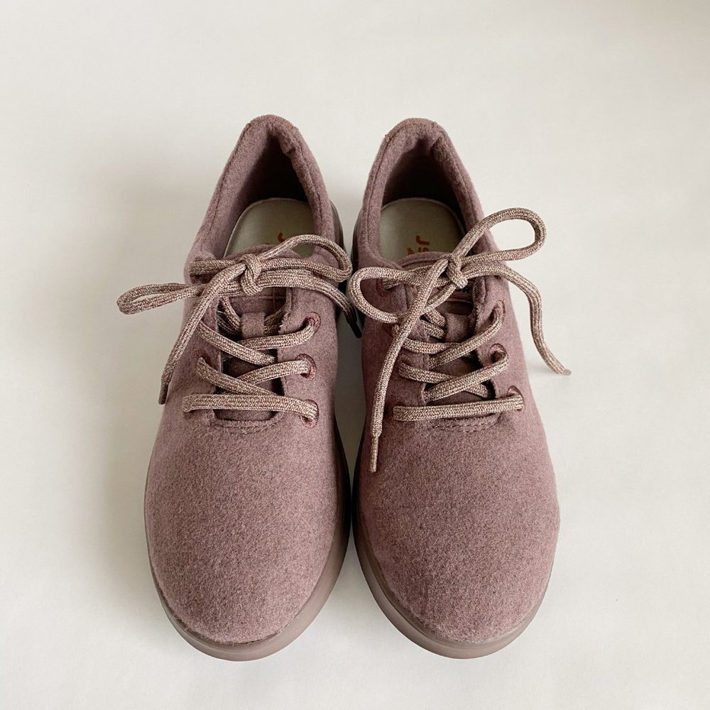 Womens Crane Wool Lace-Up Sz 8 Mauve NEW - Picture 2 of 5